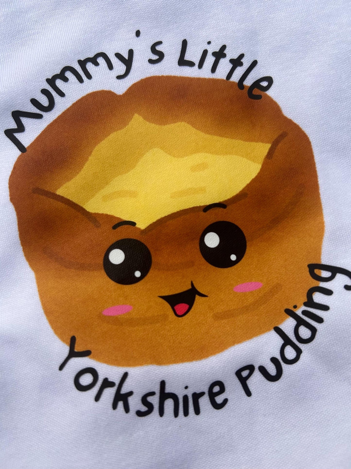 Little Yorkshire Pudding Babygrow - new baby, newborn, christening, birth,