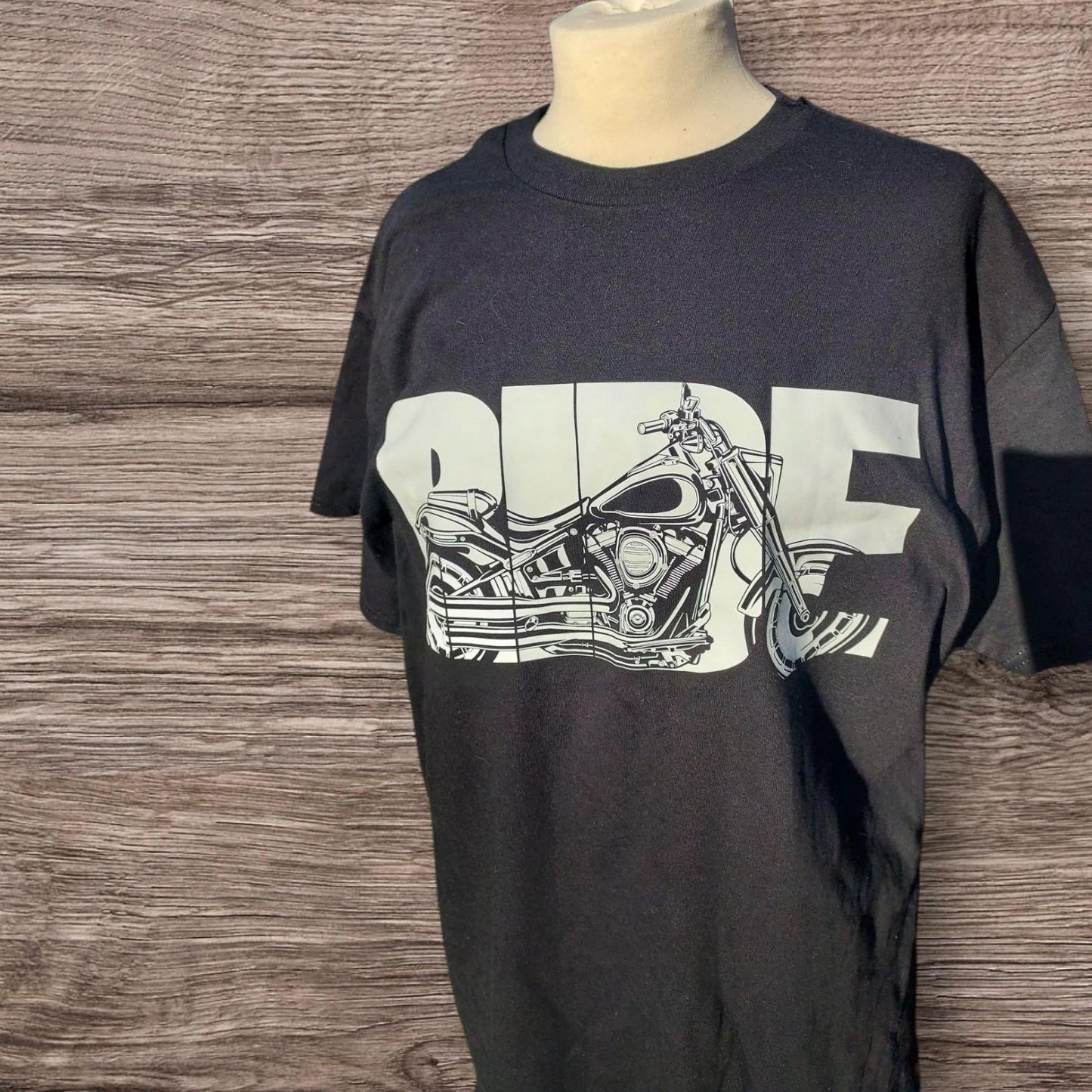 Bike Life T-Shirt Unisex Casual Tee for Riders and Road Lovers, Black T-Shirt for Him or Her
