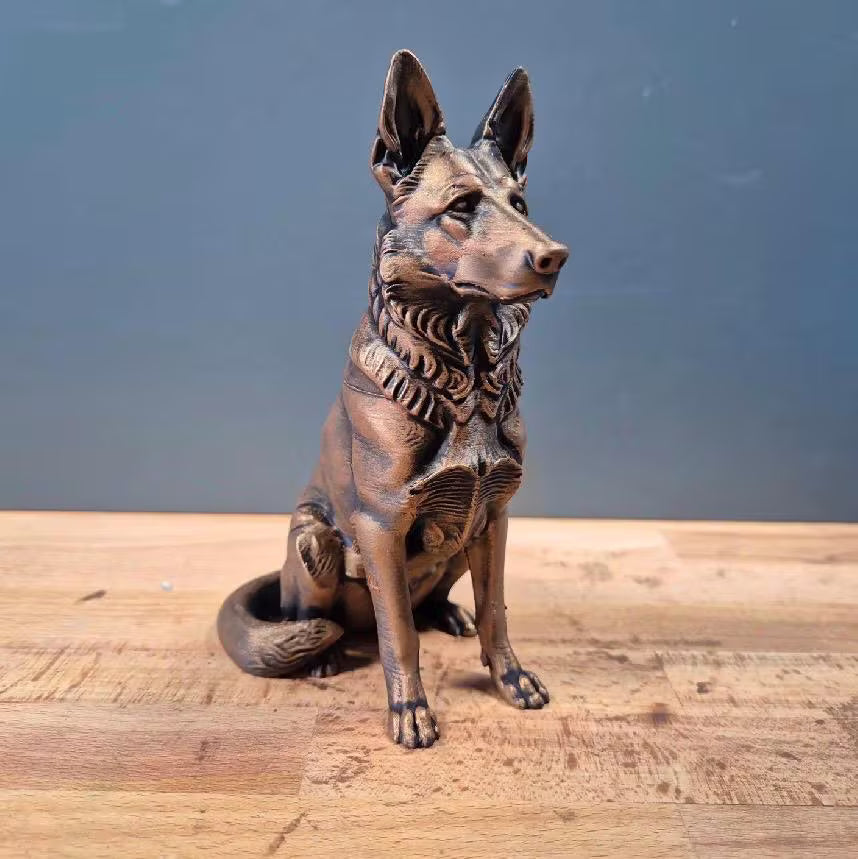 3D Printed German Shepherd dog