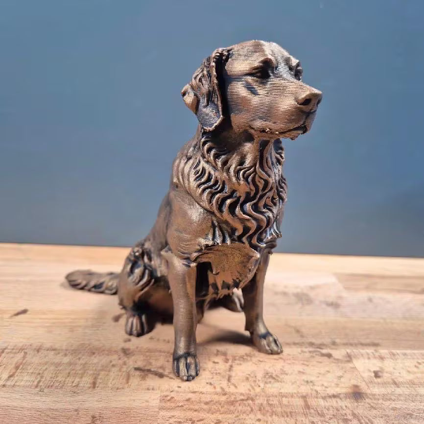 3D Printed Golden Retriever dog