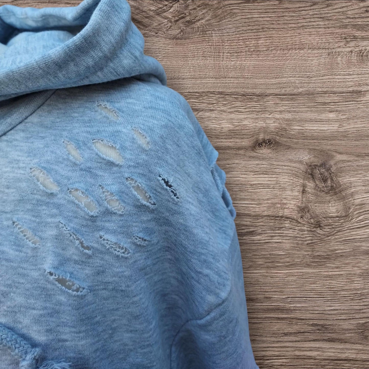 Edgy Pink Hair Girl Hoodie – Distressed Grey Streetwear, Alternative Clothing for Him or Her, Fashionistas