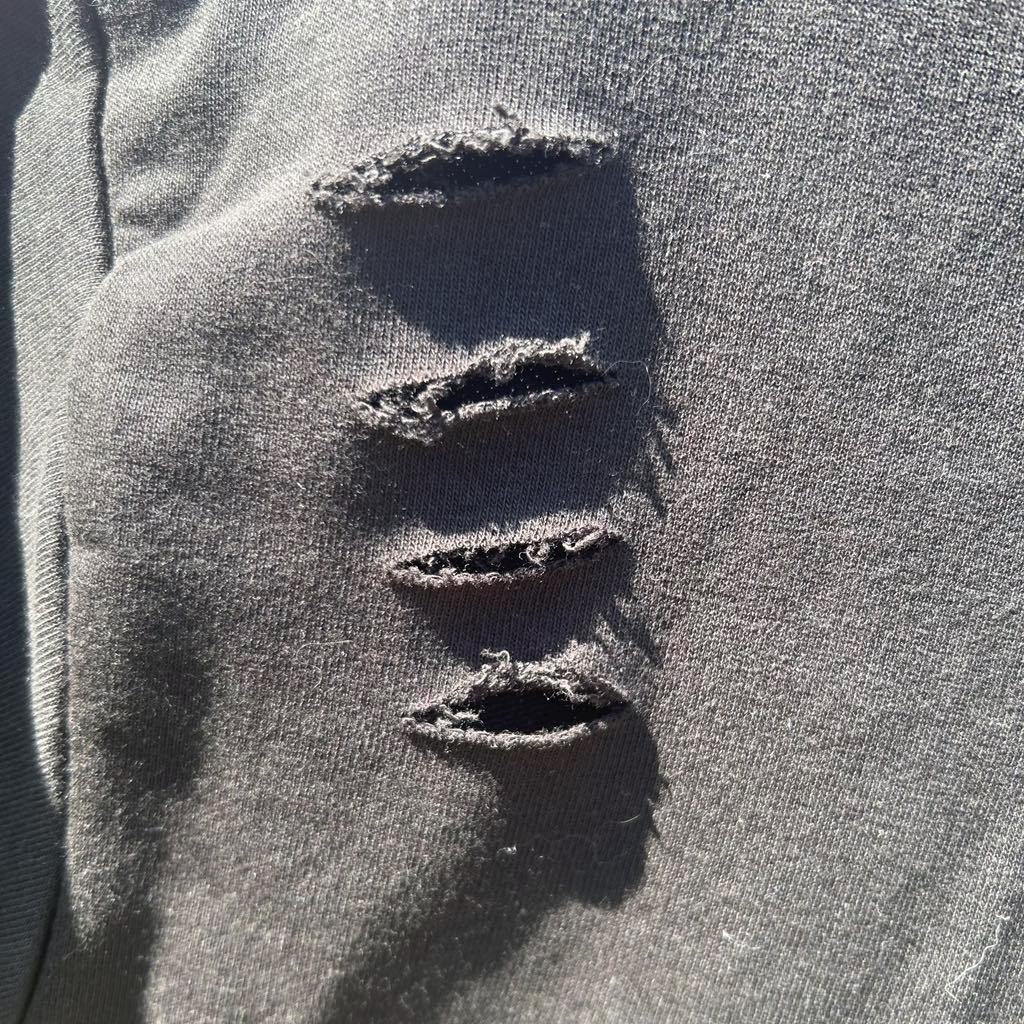 Edgy Rock Singer Hoodie – Distressed Grey Rock Style, Edgy Alternative Clothing for Him or Her