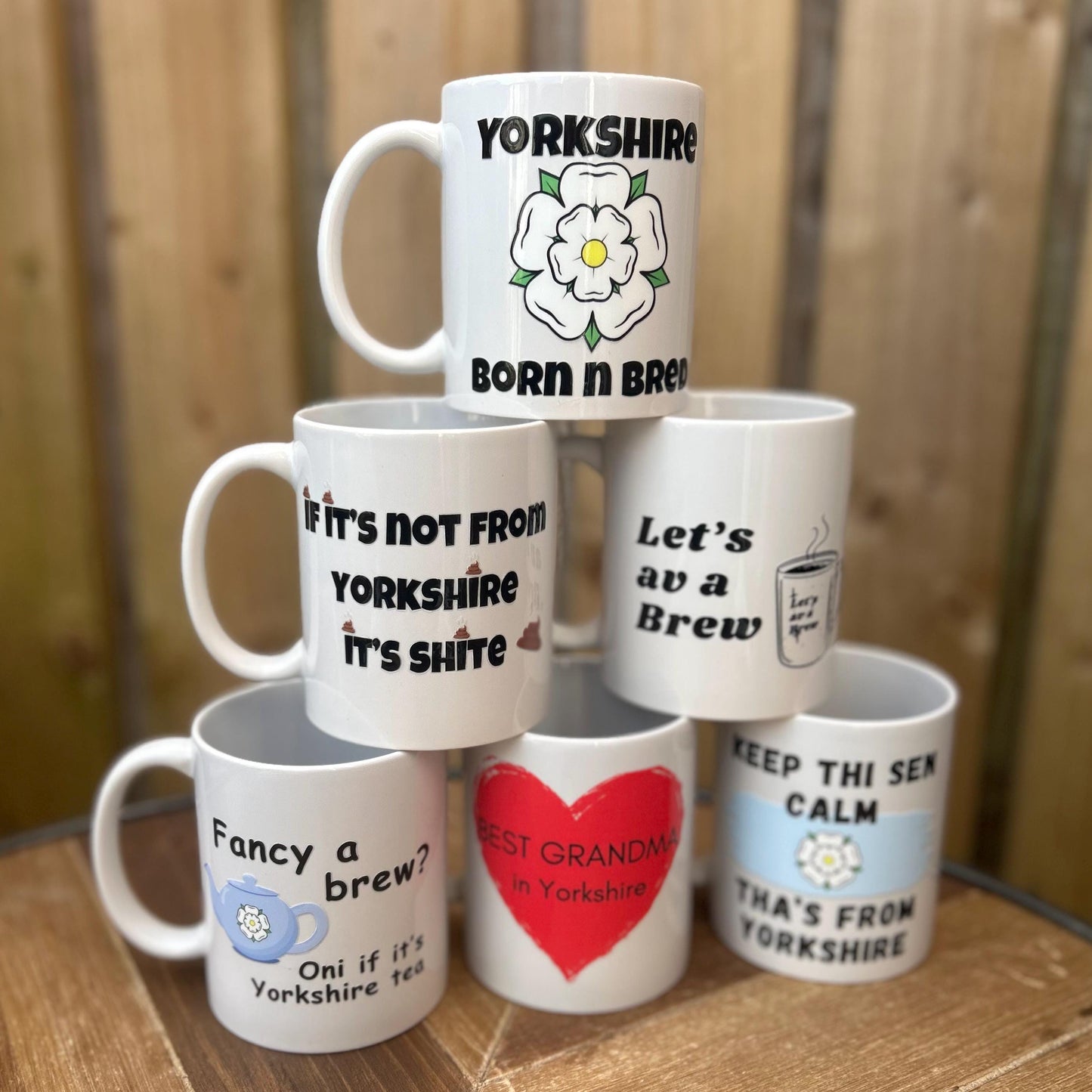 Yorkshire Mardy Ass Mug – Handmade Gift for Him or Her, Cheeky Gift for Grumpy Legends - Mum, Dad, Friend, Brother, Sister, Auntie, Uncle
