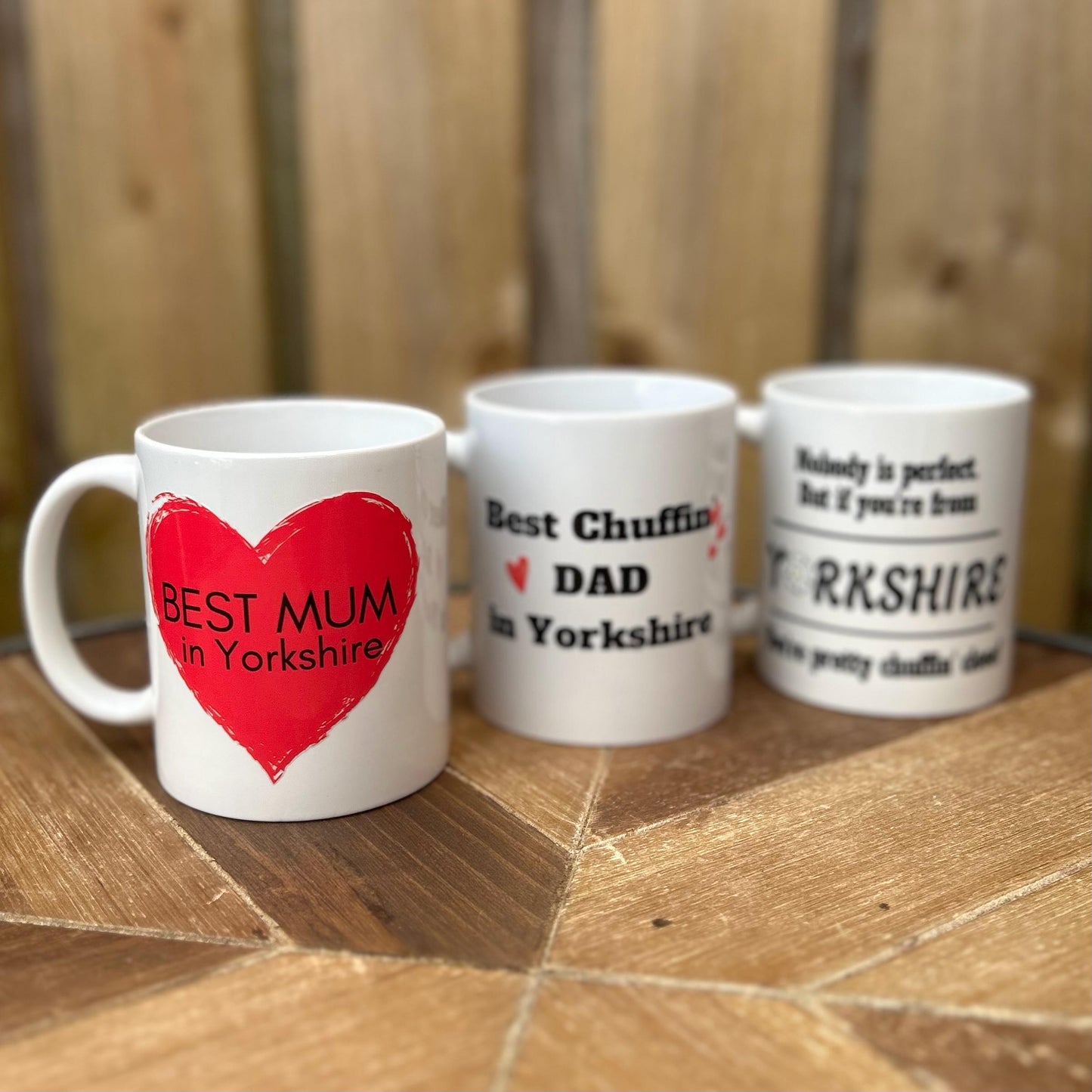 Handcrafted Funny Mug - Unique Gift for Grandad - Yorkshire Style Coffee / Tea Mug for the Best Chuffin' Grandad