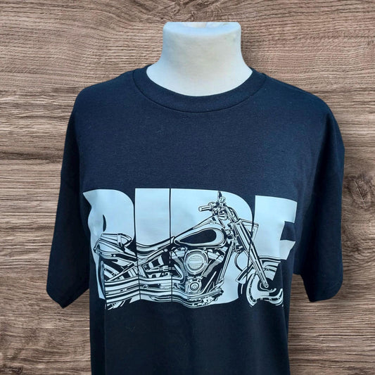 Bike Life T-Shirt Unisex Casual Tee for Riders and Road Lovers, Black T-Shirt for Him or Her