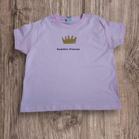 Yorkshire Princess t-shirt, Gifts for Kids, Birthday, Gift
