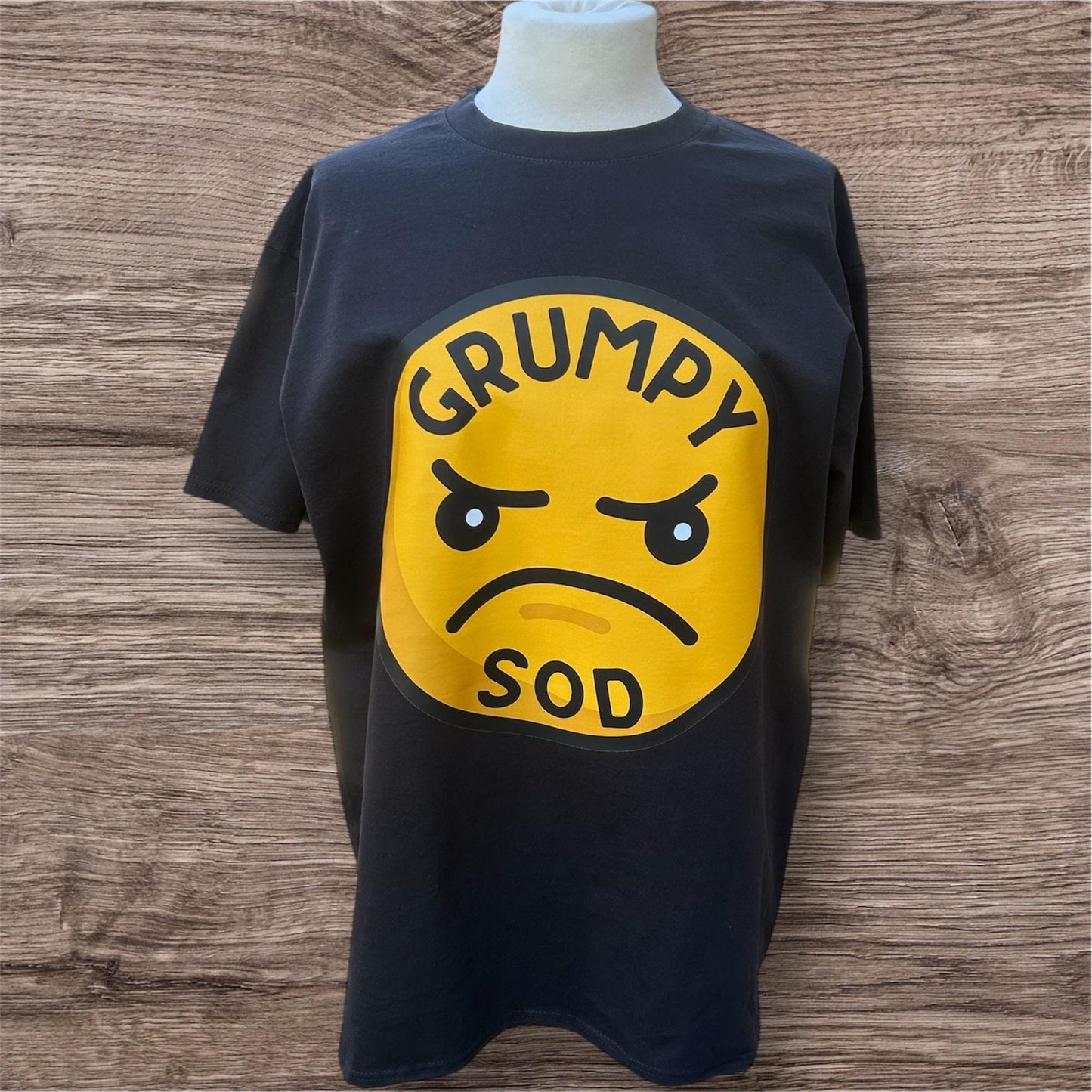 Grumpy Sod T-shirt, Proud, Casual wear, Cream T-Shirt for Him, perfect gift, Father’s Day, birthday, Christmas, For Her, Miserable