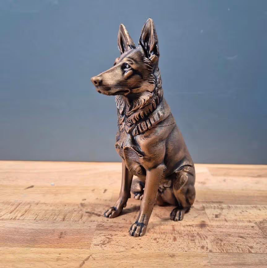 3D Printed German Shepherd dog