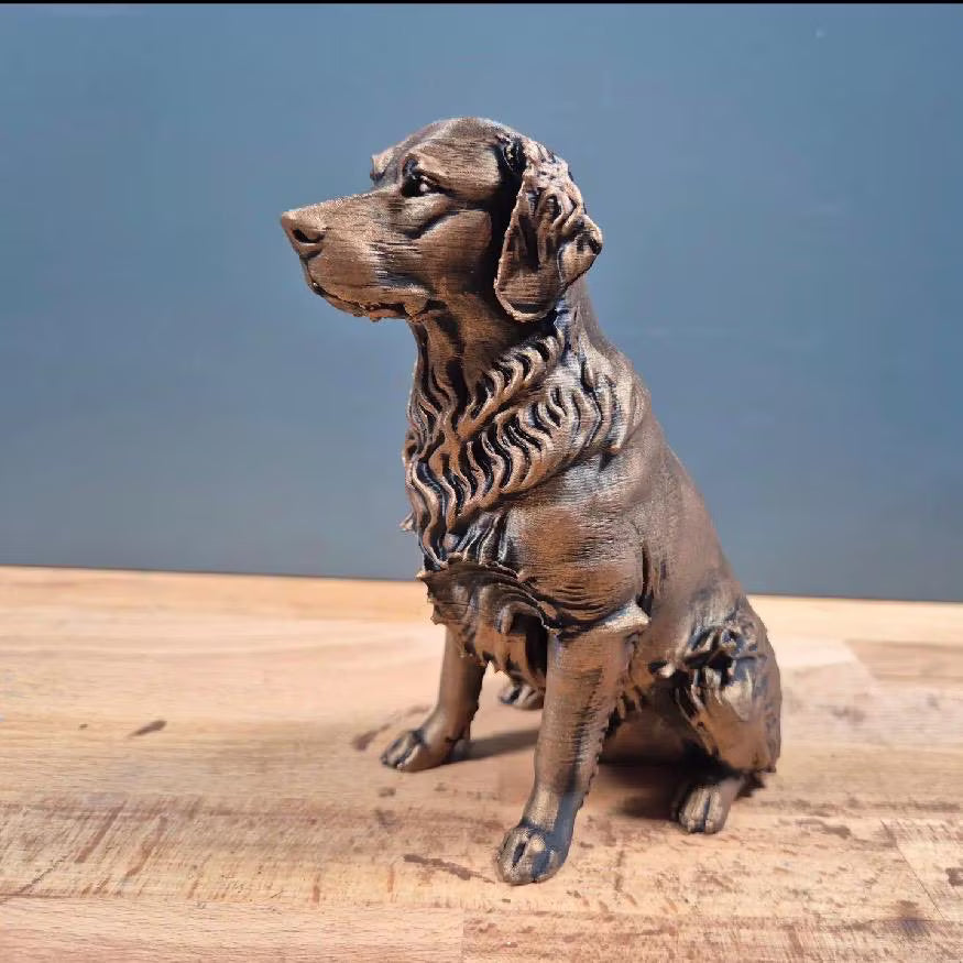 3D Printed Golden Retriever dog
